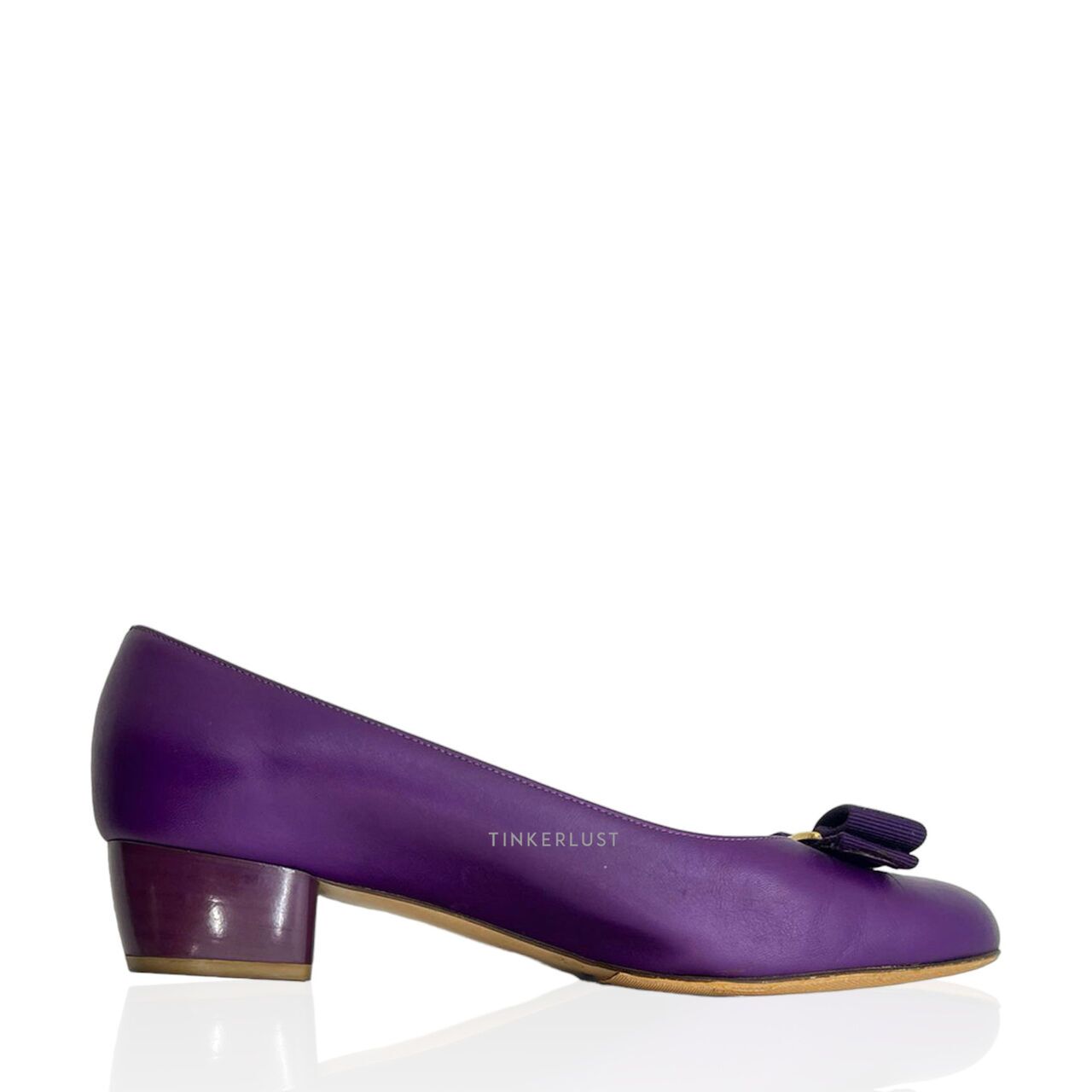 sepatu heels Salvatore Ferragamo Vara Pump Violet Heels